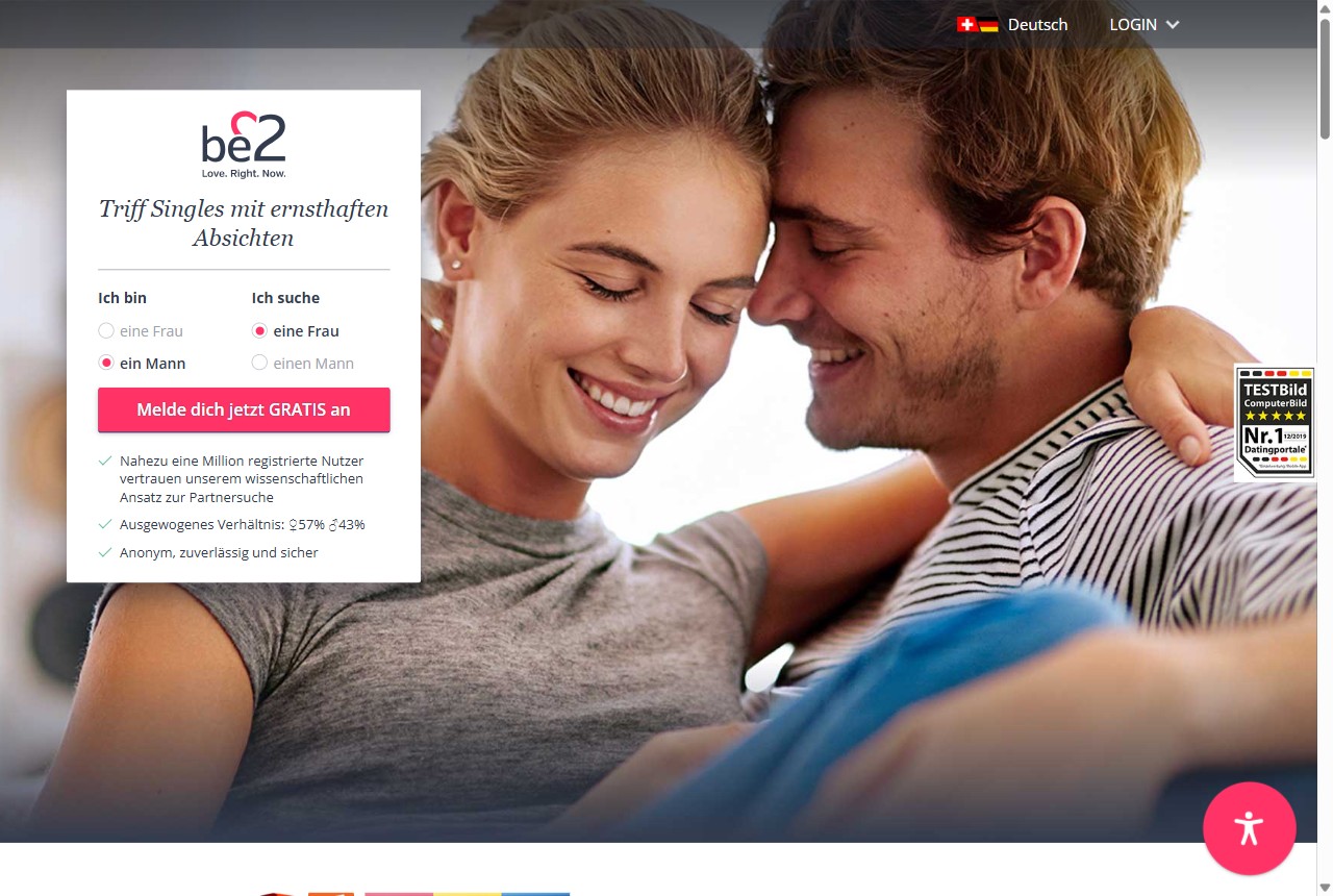 be2 Startseite