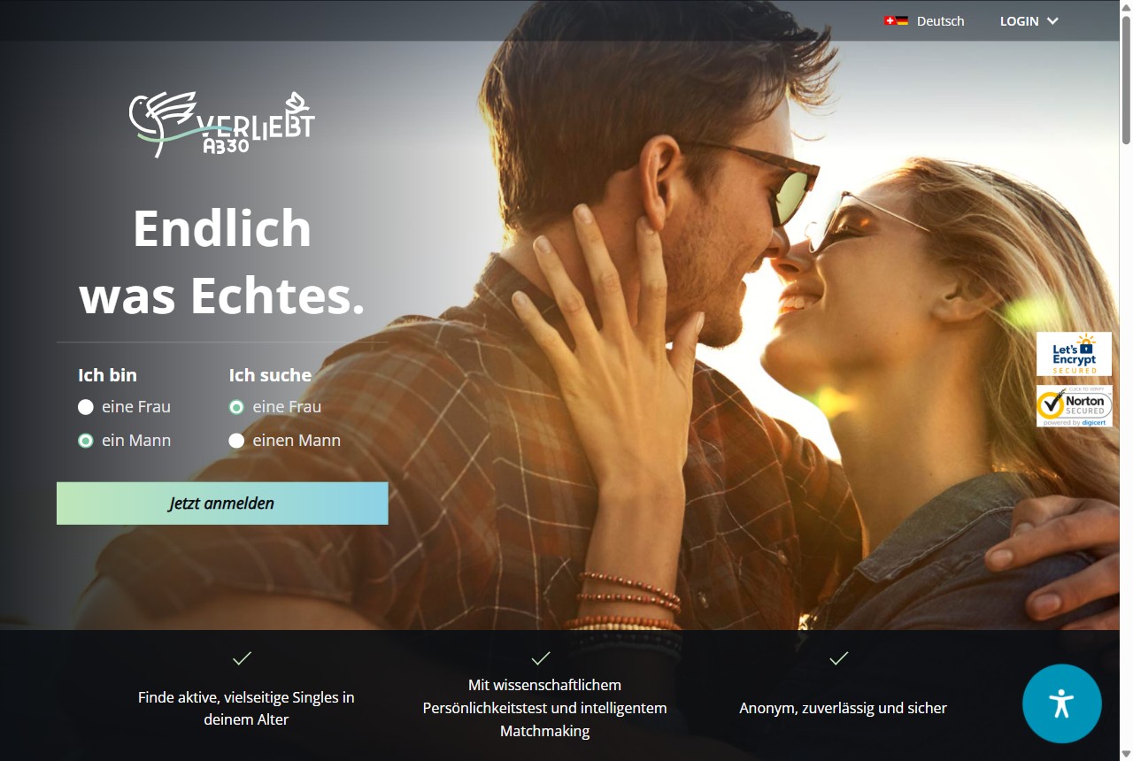 VerliebtAb30 Startseite